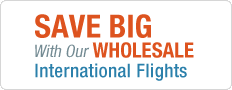 Save Big With Our Wholesale International Flights